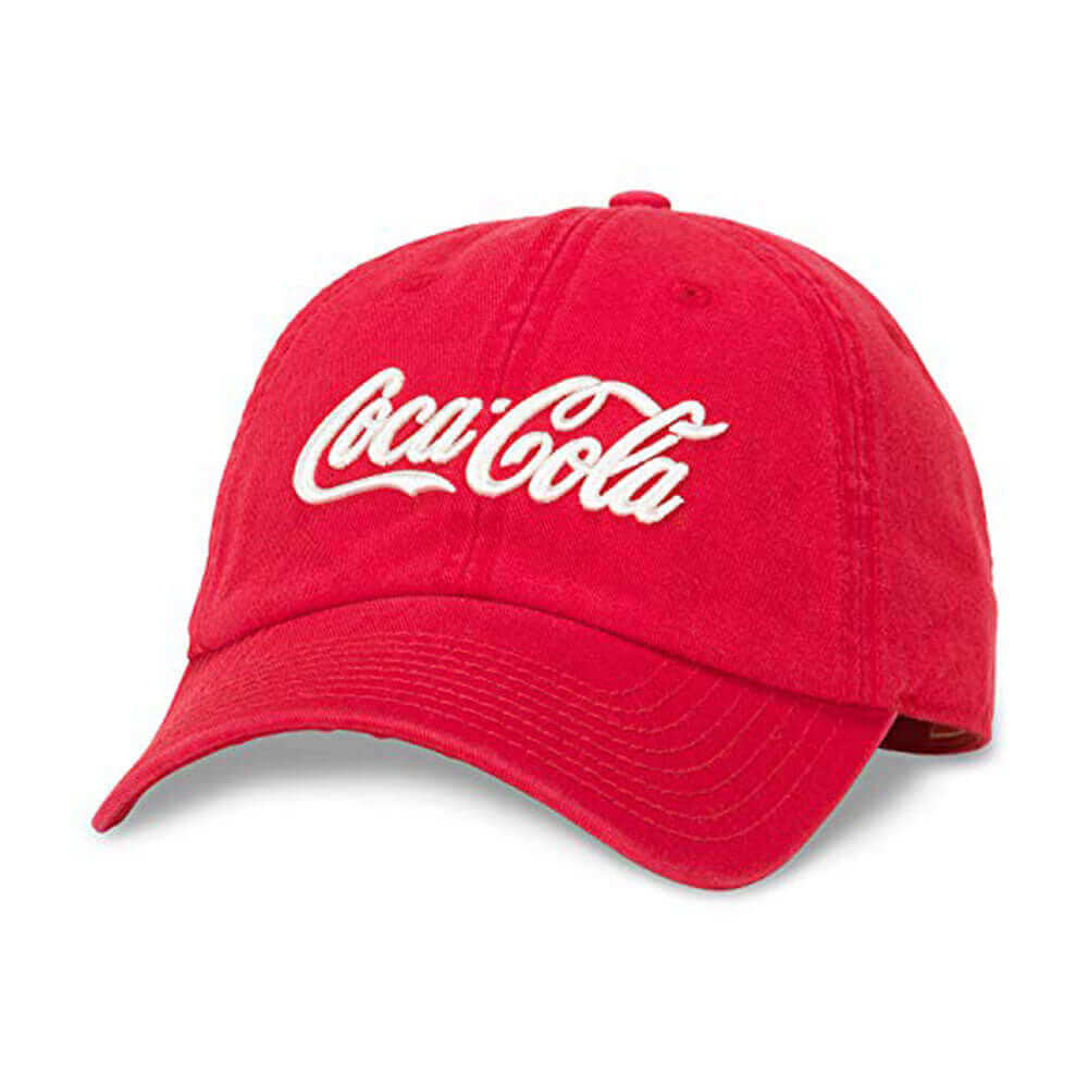 Coca-Cola Hats: Full Coke Logo Red Strapback Dad Hat | Official