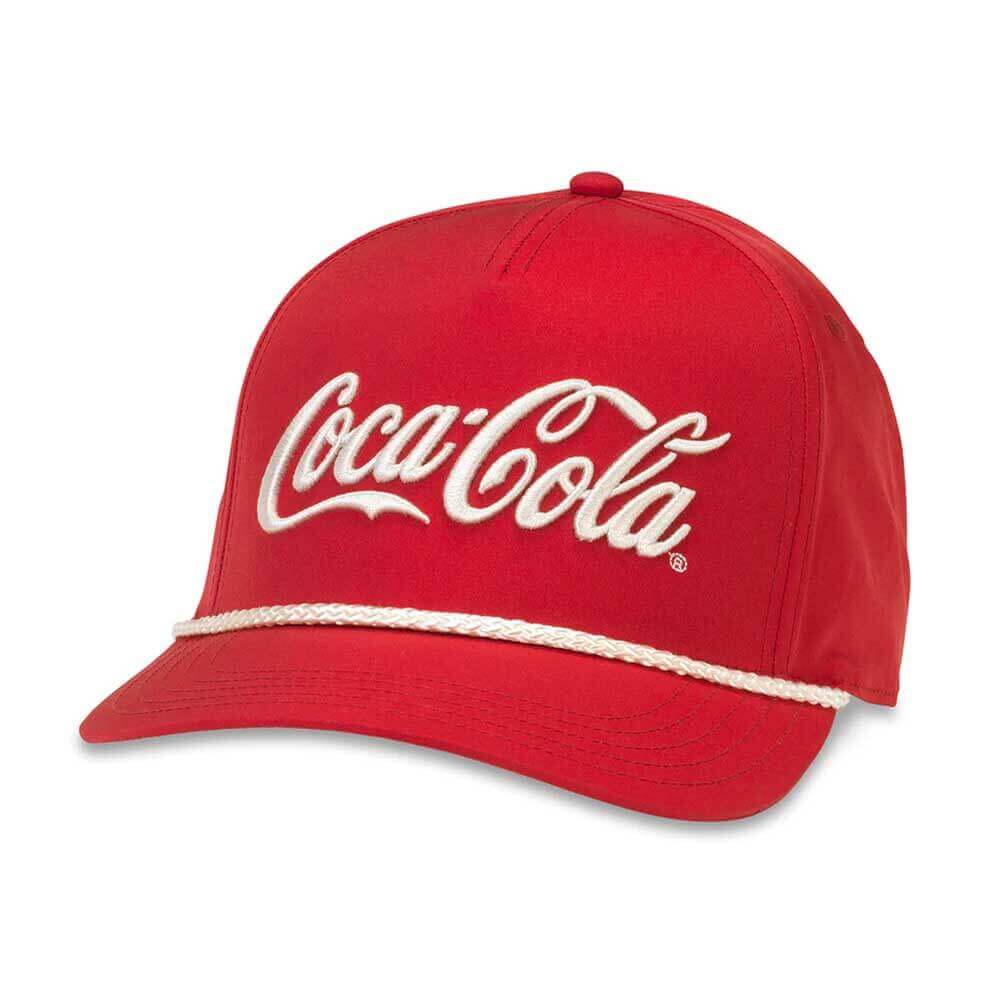 Coca-Cola Hats: Red Snapback Rope Hat | Officially Licensed Headwear