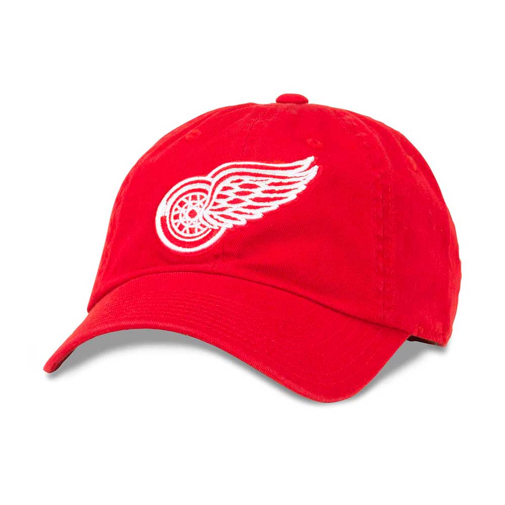 Detroit Red Wings Hat: Red Dad Hat with Strap Backing | Official NHL