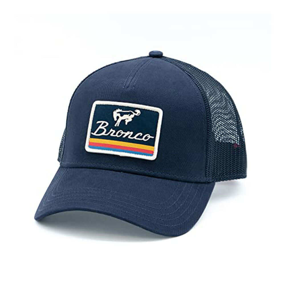 Ford Bronco Hats: Navy Snapback Trucker Hat | Vintage Brands