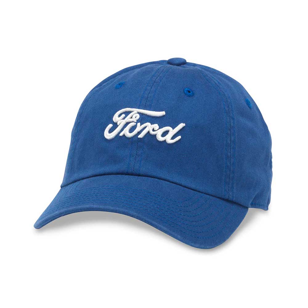 Ford Hats: Royal Blue Strapback Dad Hat | Vintage Brands
