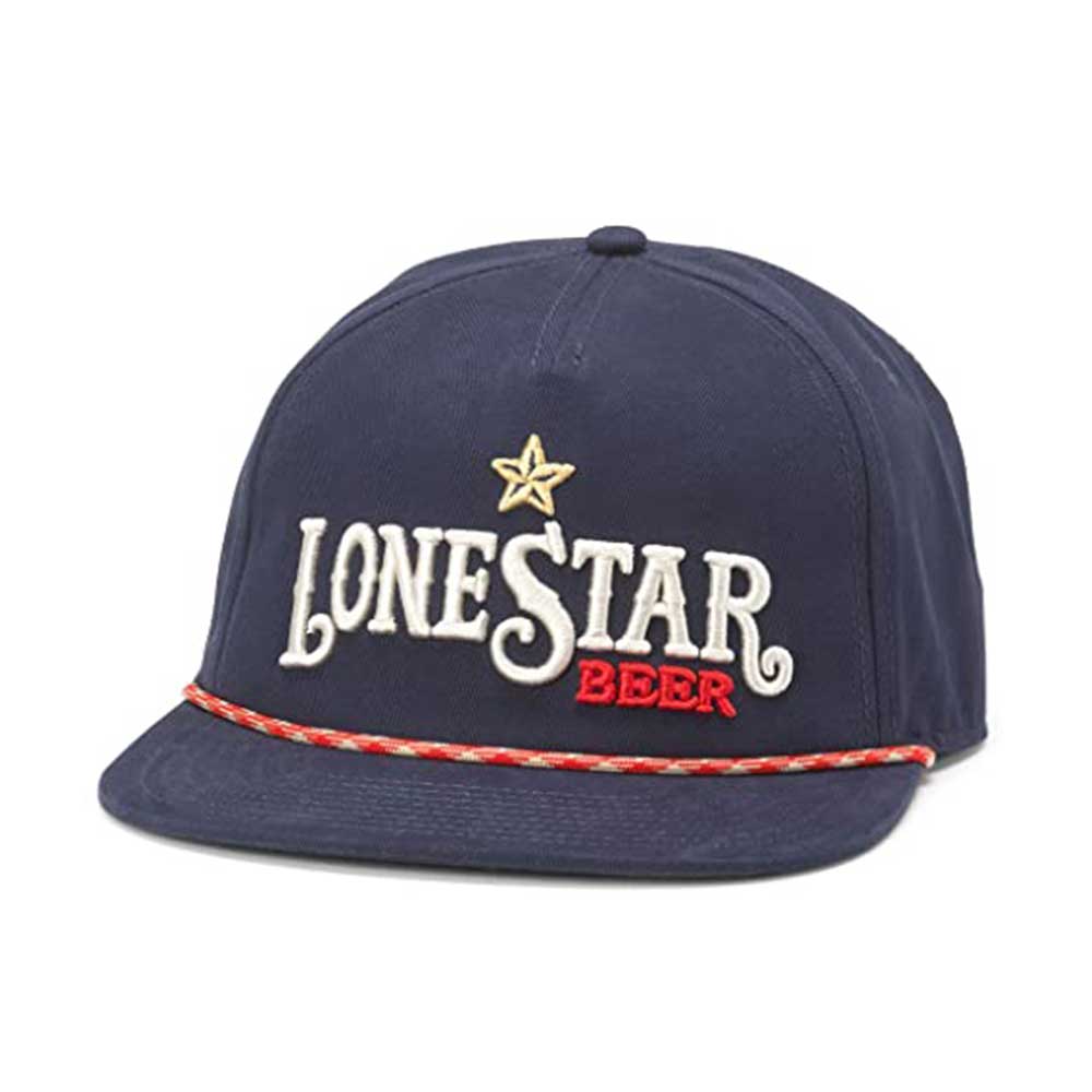 Lone Star Beer Hat: Navy Snapback Rope Hat | Vintage Brands