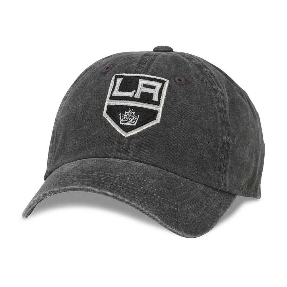 Los Angeles Kings Hat: Black Strapback Dad Hat | Popular NHL Hats