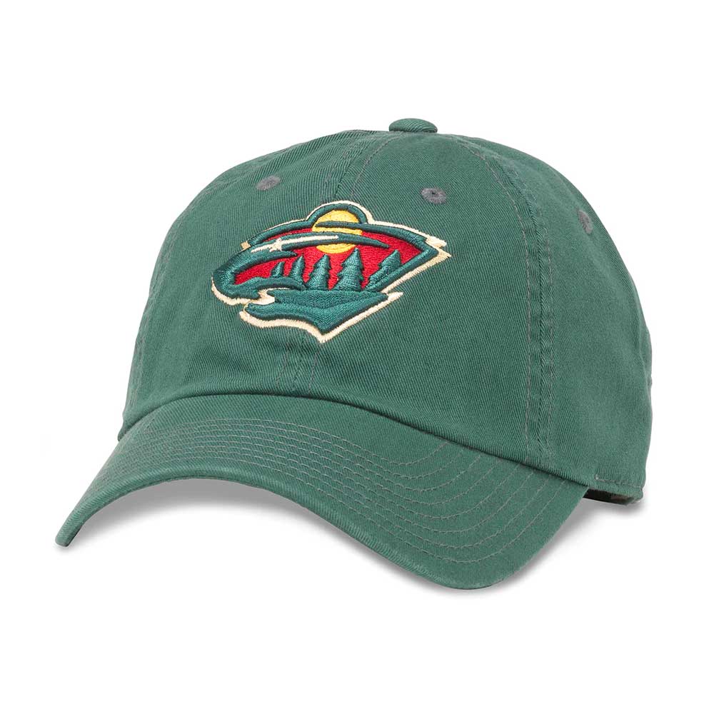 Minnesota Wild Hats: Forest Green Strapback Dad Hat | NHL