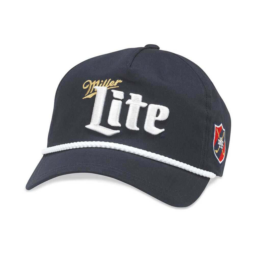    Miller-Lite-Hat---Navy-Rope-Hat---19th-Hole---American-Needle