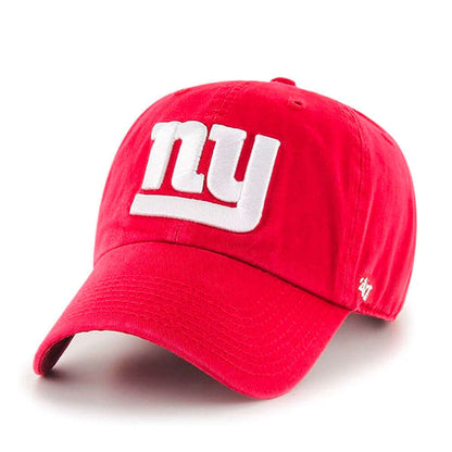 New York Giants Hat: Red Cleanup | '47 Brand