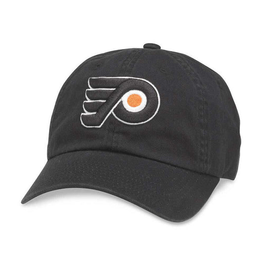 Philadelphia Flyers Hats: Black Strapback Dad Hat: NHL Team Hats