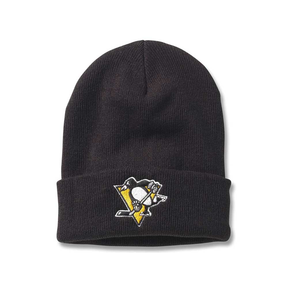Pittsburgh Penguins Beanies: Black Cuffed Knit Beanie | NHL