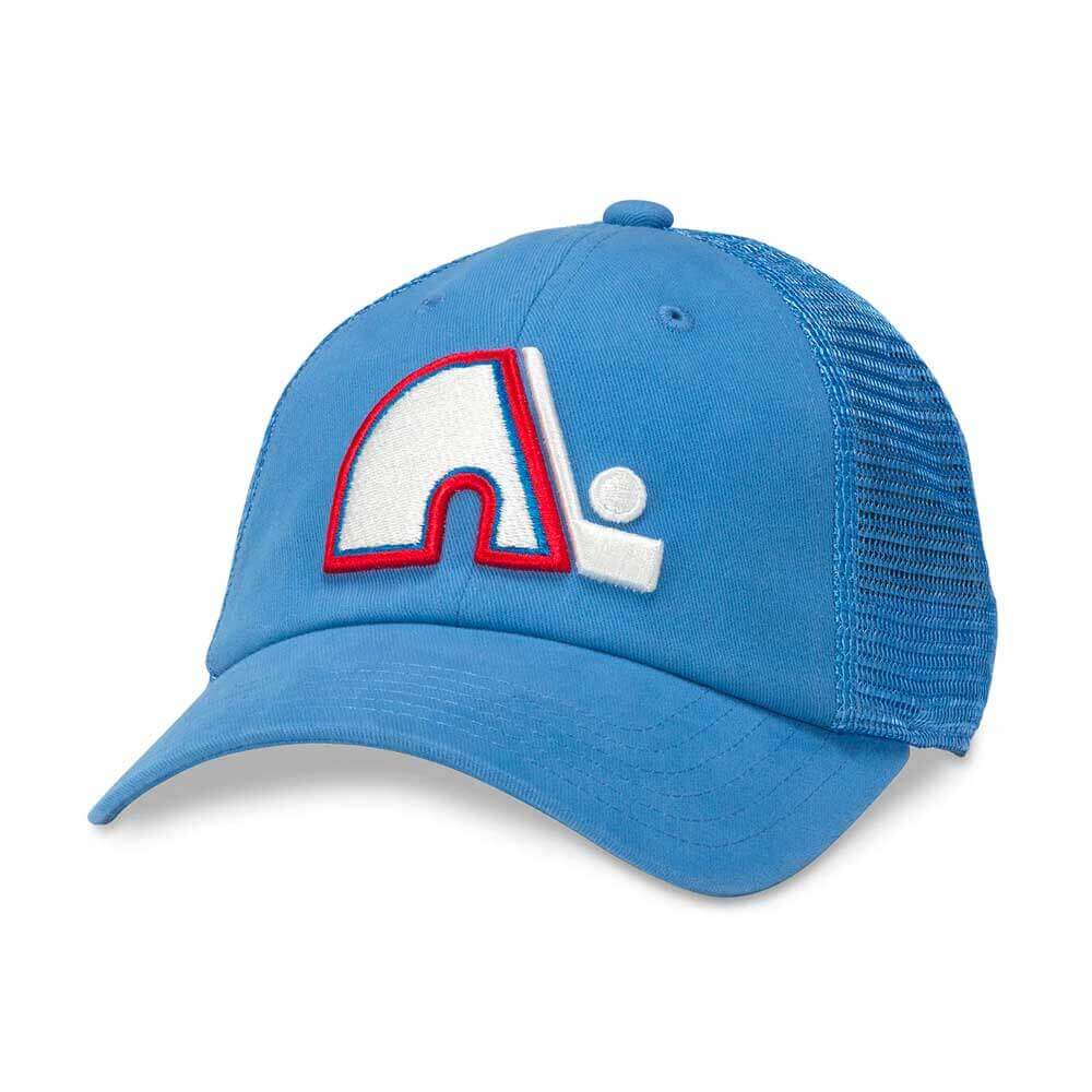 Quebec Nordiques Hat: Blue Strapback Mesh Hats | NHL