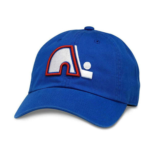 Blue New OLD TIME HOCKEY Adjustable Quebec Nordiques Adult Unisex One Size  Fits All Hat (9HAFPH)