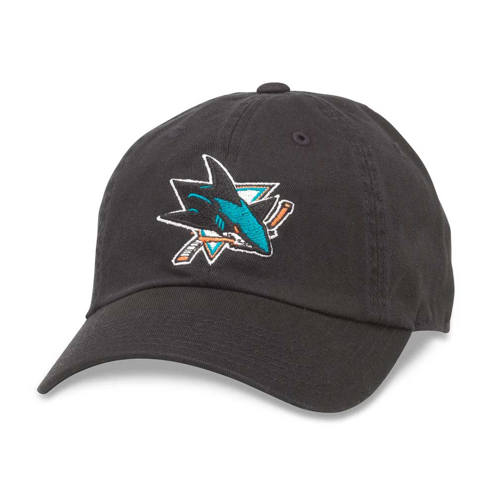 SANSHA_American-Needle-San-Jose-Sharks-NHL-Black-Adjustable-Buckle-Strap-Dad-Hat-HPS-Hat-pro-Shop-Com